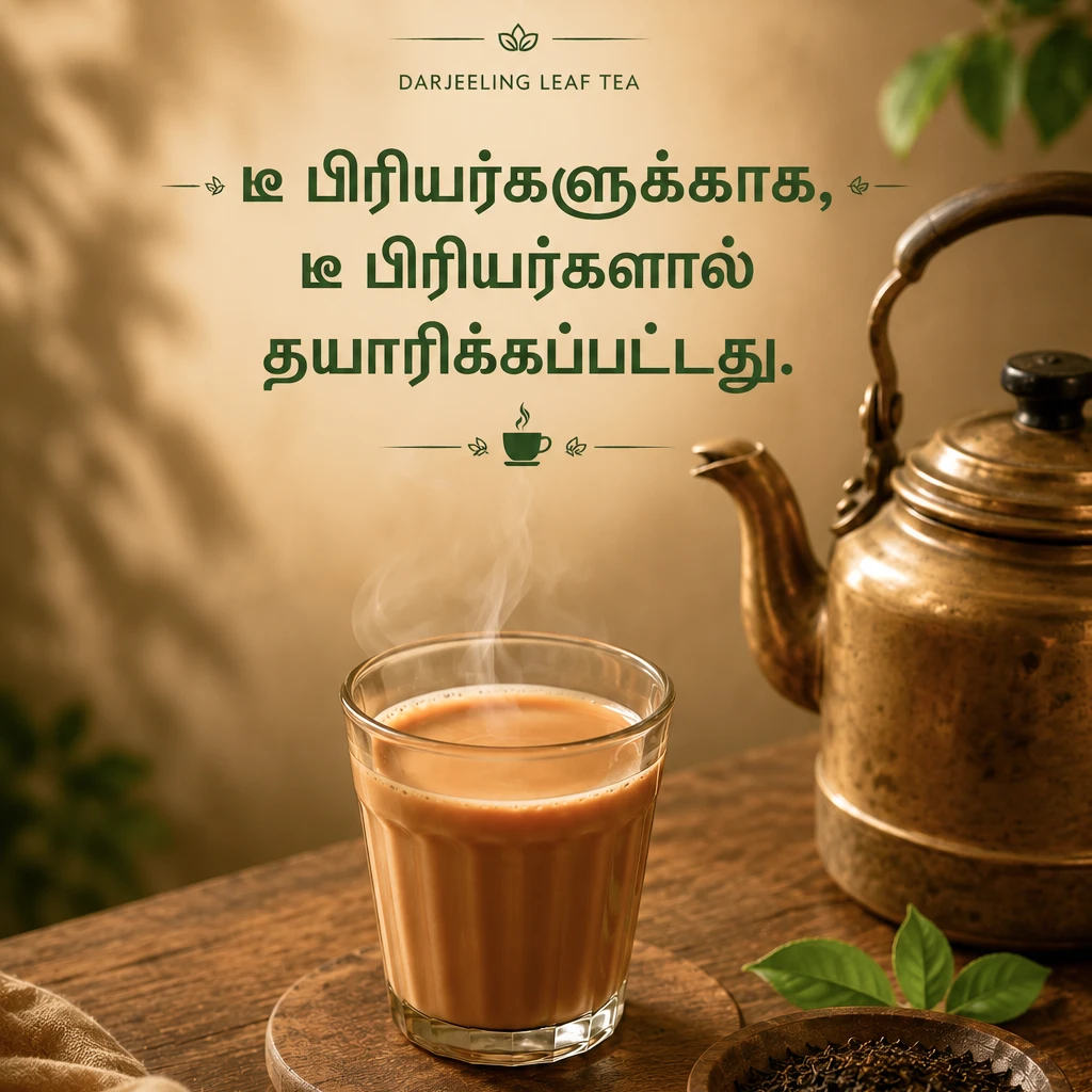 Premium Darjeeling leaf tea from waha chai